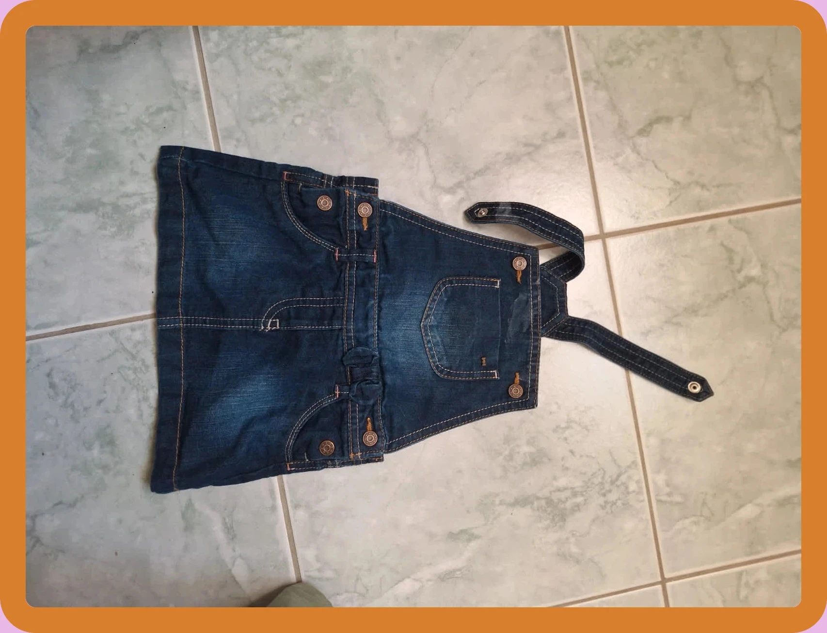 Robe en jean kitchoun 9 mois